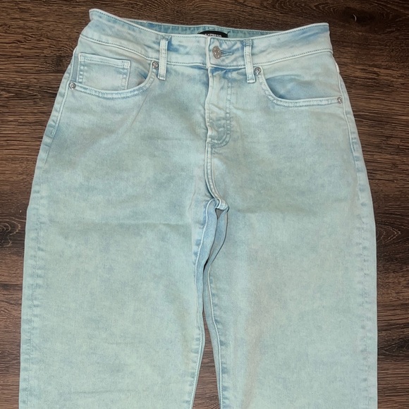 Express Light Blue Boyfriend Jeans size 4 - Picture 3 of 6